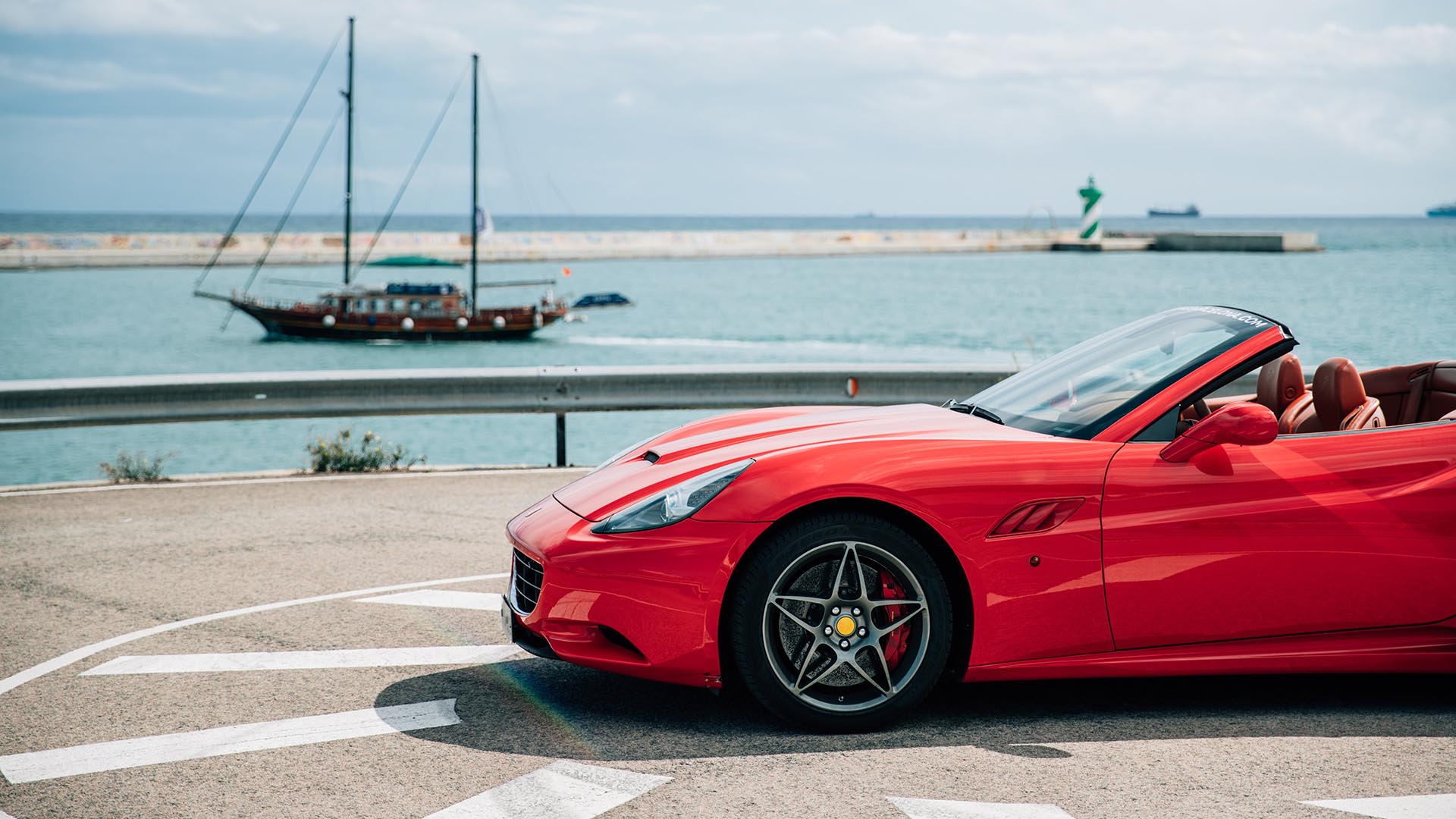 Luxury Sports cars at The Thailand International Boat Show in Phuket