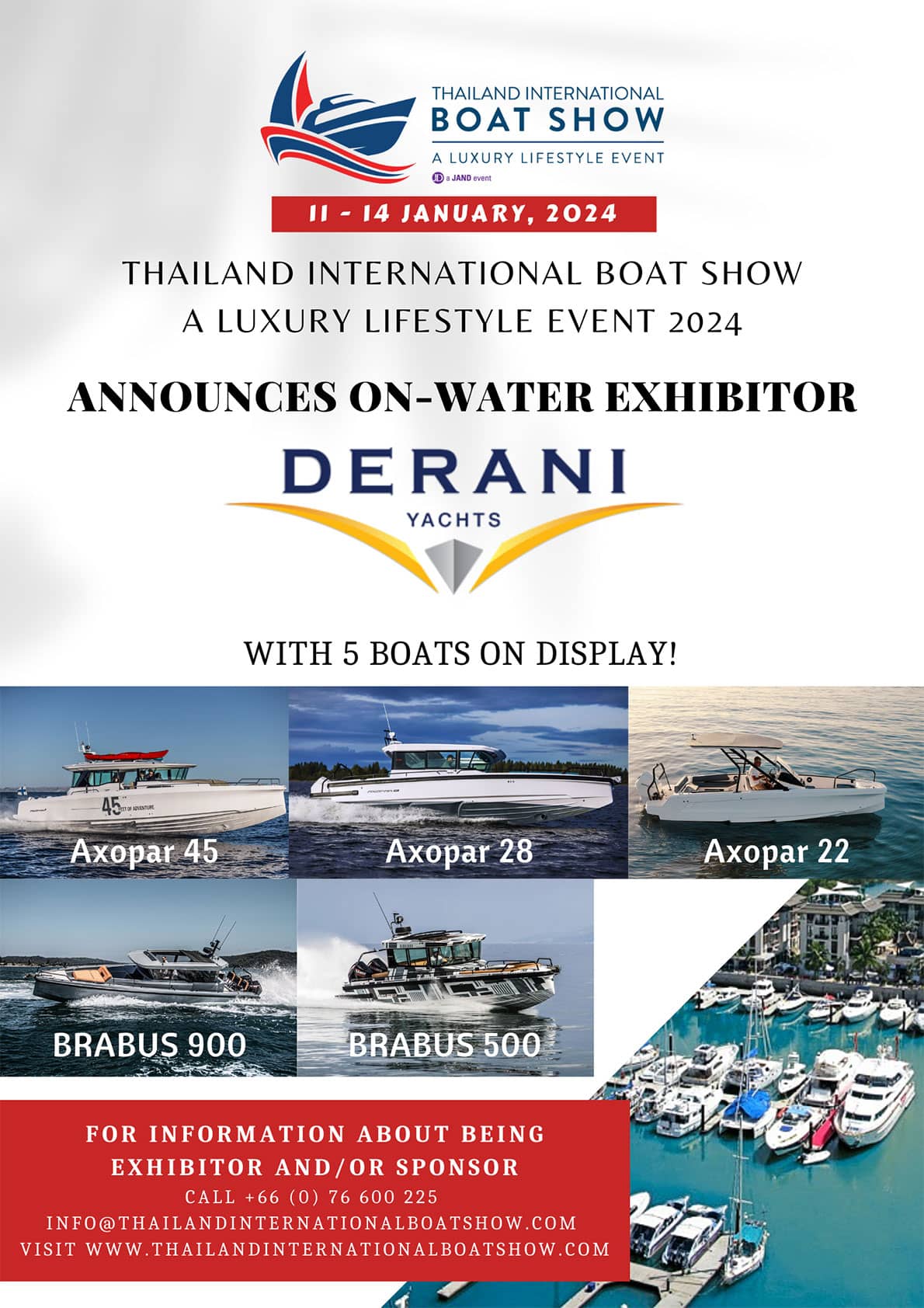 Announces on-water exhibitor