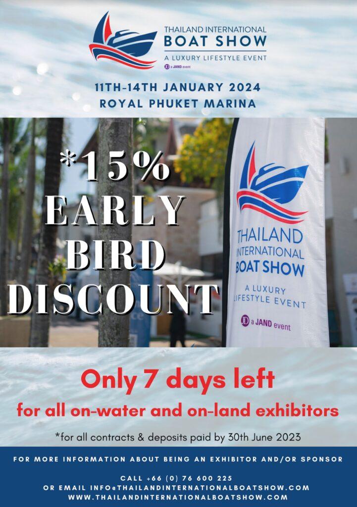 Thailand International Boat Show - Early Bird Offer