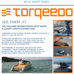 Torqeedo will exhibit at the Thailand International Boat Show A Luxury Lifestyle Event 2024